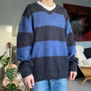Stickad Nautica Tröja - Nautica Sweater - XL - 249kr ink. frakt 👀