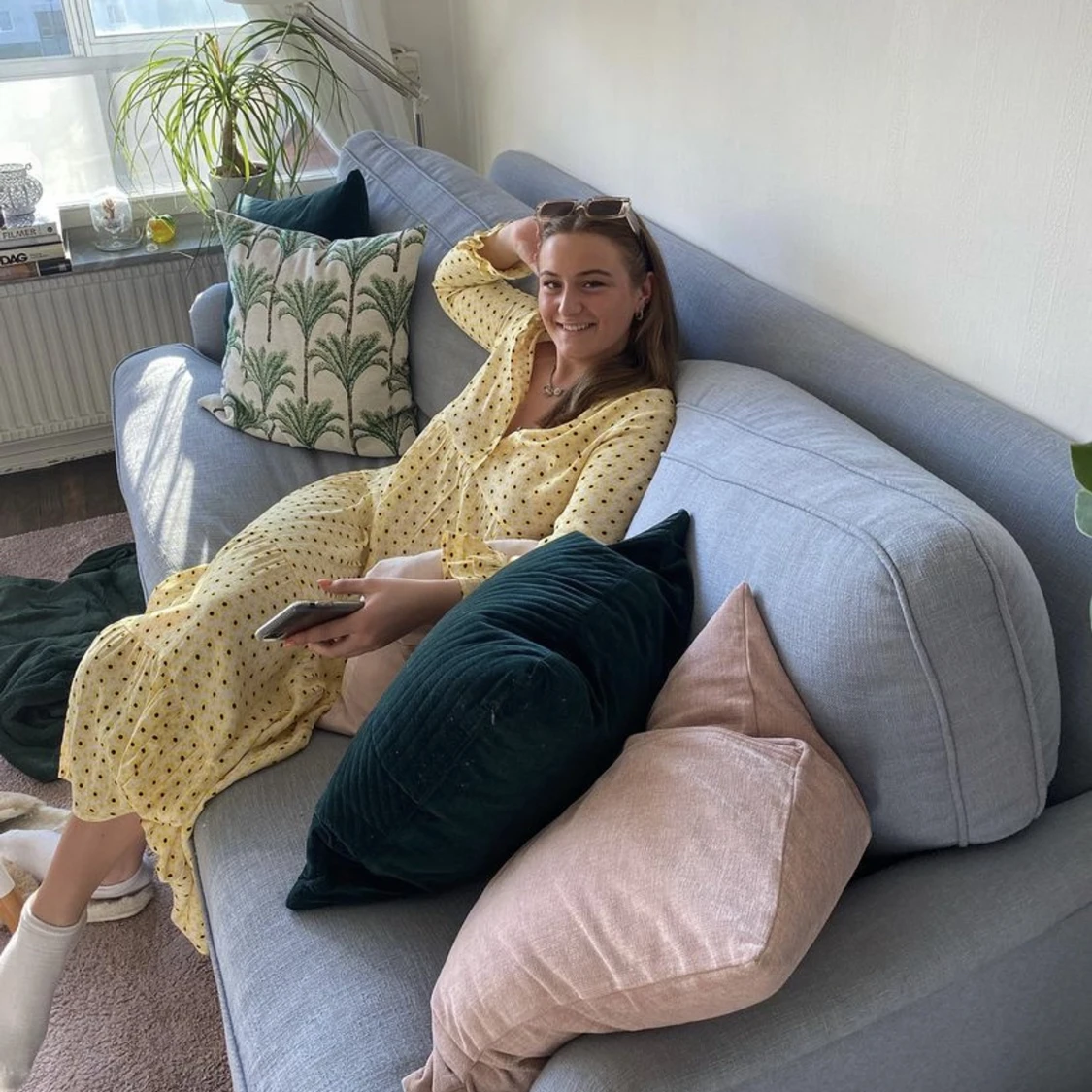 Ganni långklänning  - 90