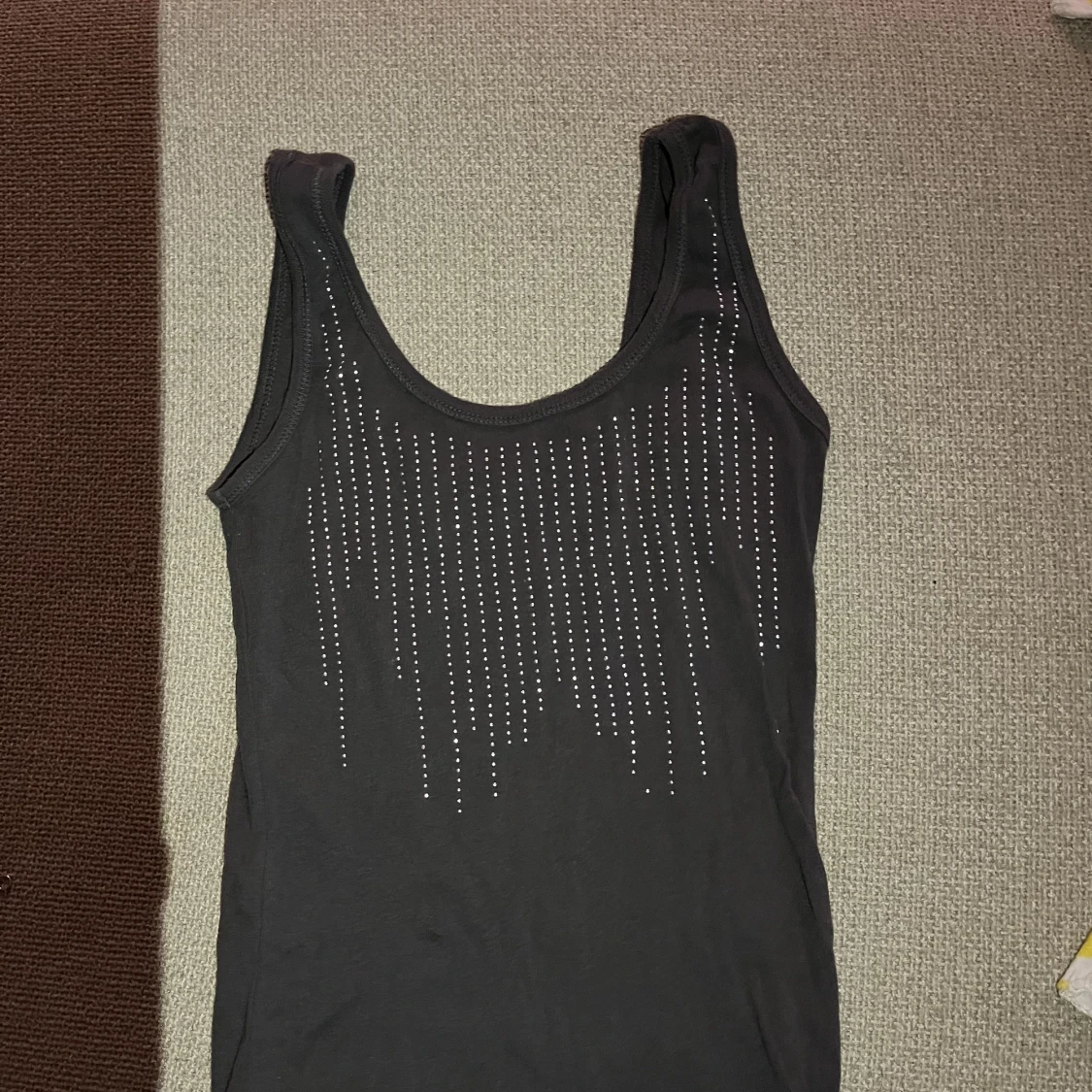 Linne med paljetter - 90