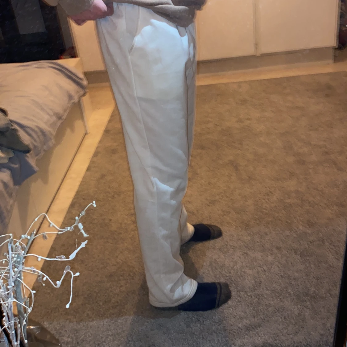 Vita kostymbyxor - 91