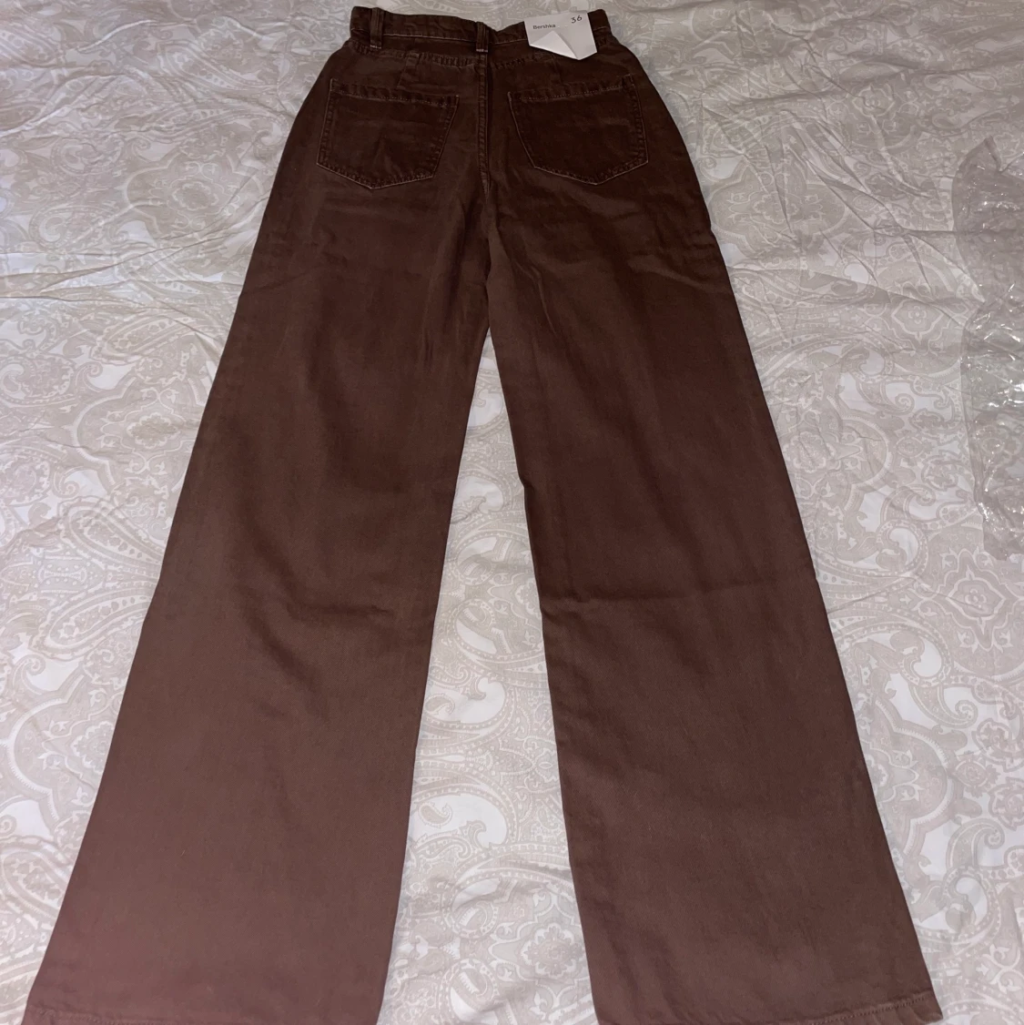 Bershka wide leg bruna - 91