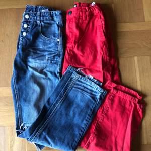 Marinblå Mörkblå raka jeans herr | Plick Second Hand