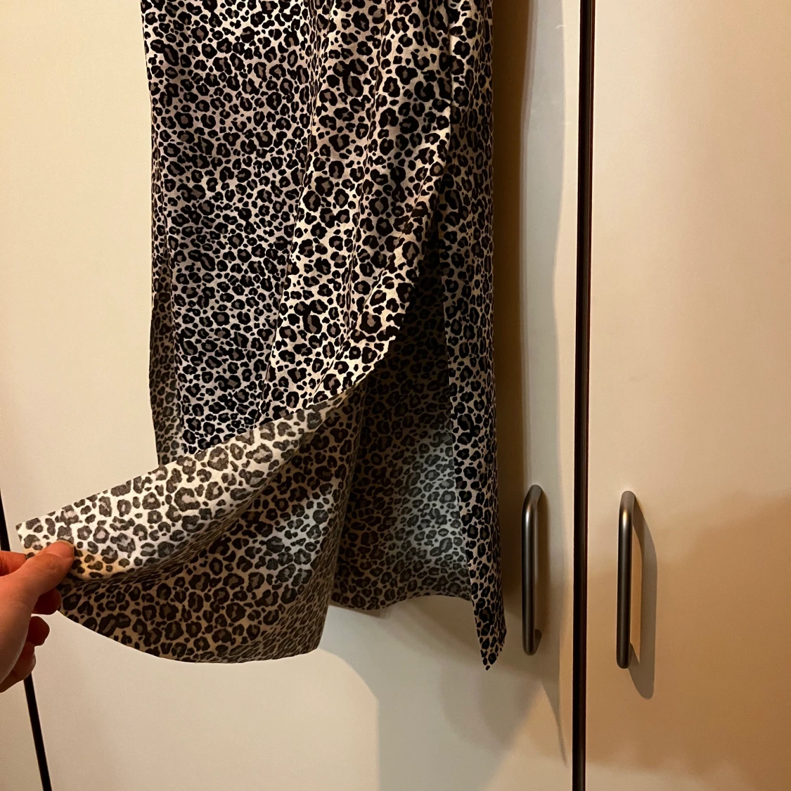 Mönstrad tight klänning - 91