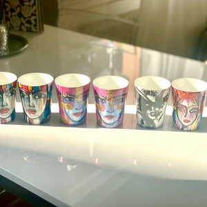 Carolina Gynning koppas  - Säljer mina 6 stycken Carolina Gynning glas. Hela och rena, knappt använda. Säljer alla för 600kr☺️ kan diskuteras vid SNABB affär