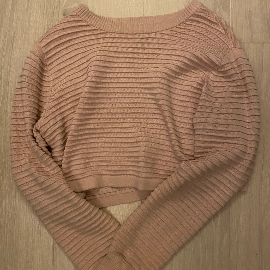Snygg rosa/beige tröja - 90