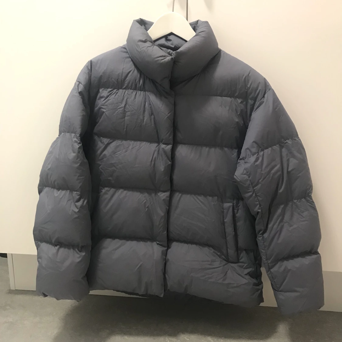 Dunjacka blå/ pufferjacka - 90