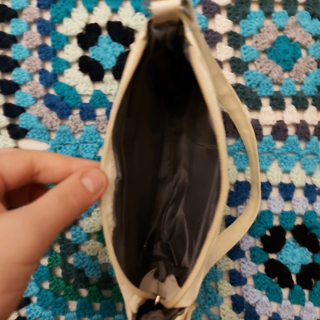 Beige liten handväska - 90