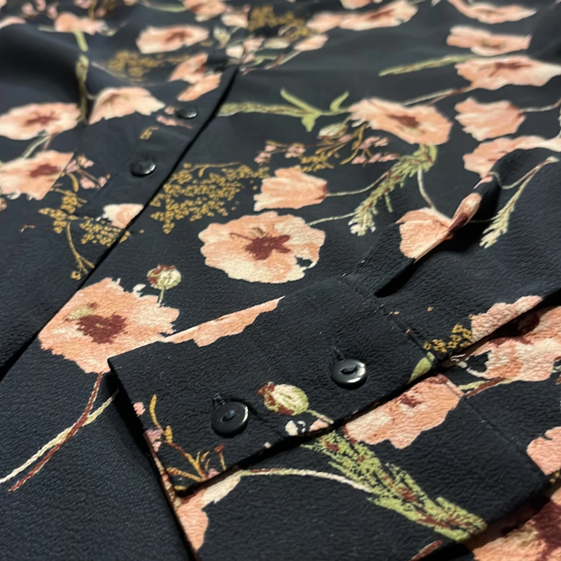 Blommig längre blus  - 91