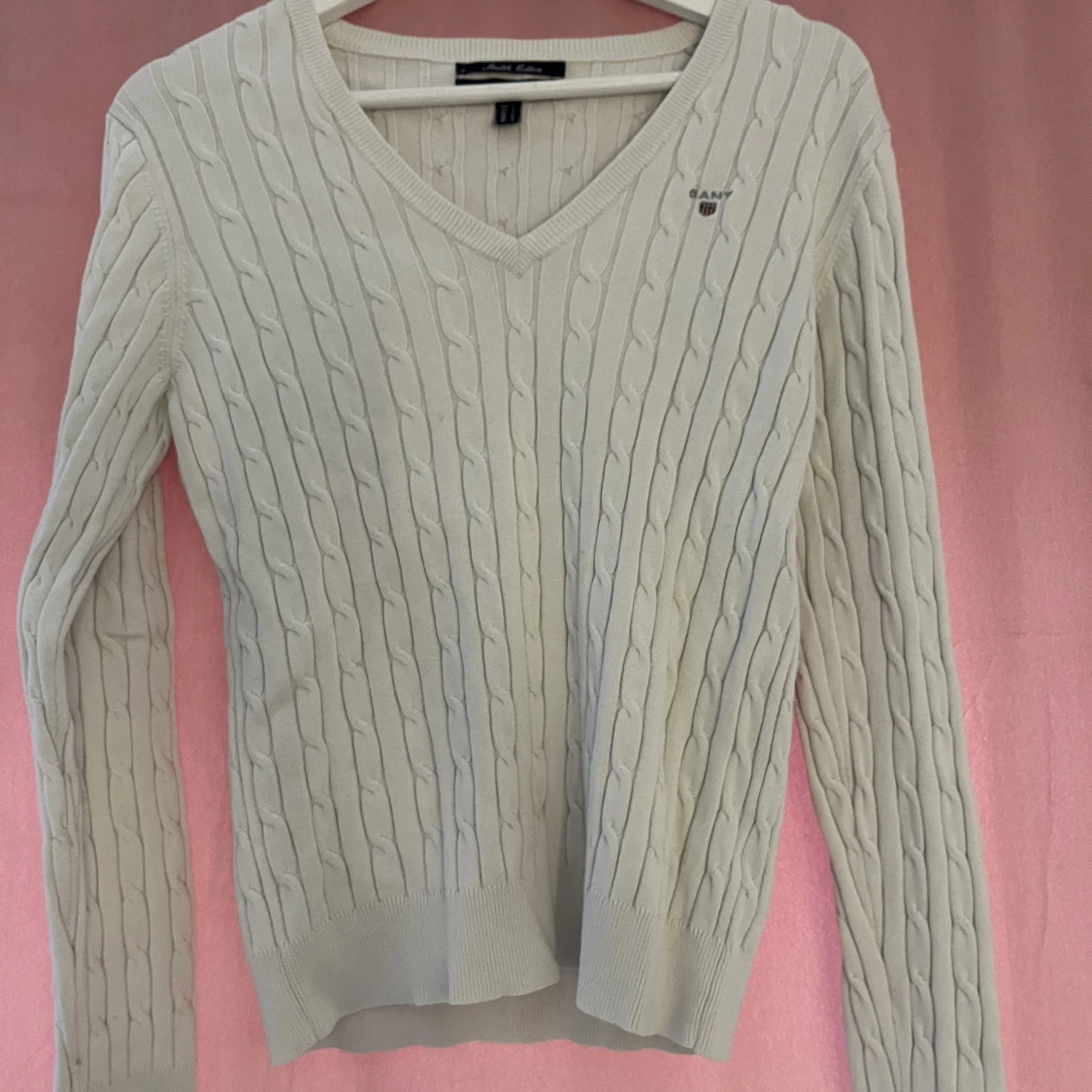 Kabelstickad tröja från Gant 