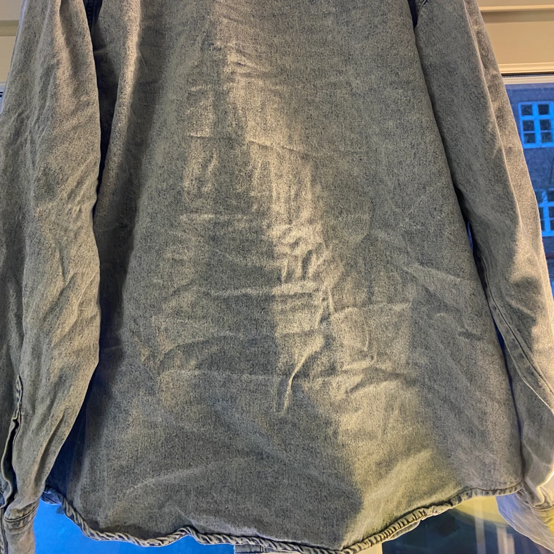 Vintage jeans skjorta med unika knappar - 91