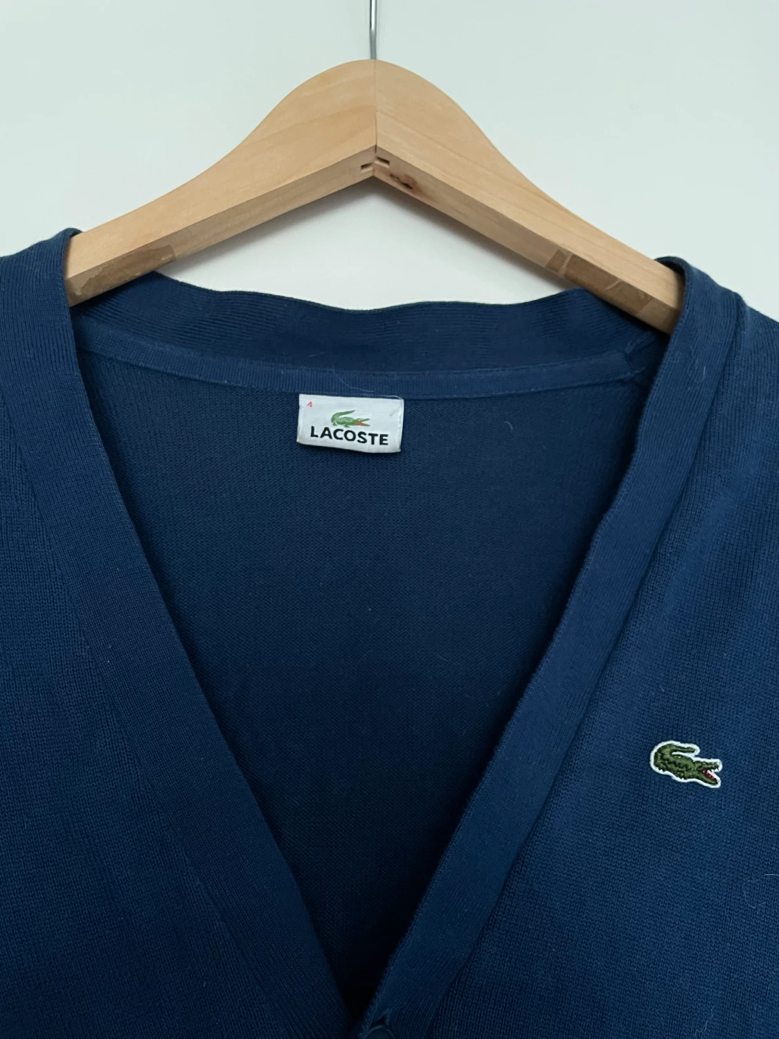 Boxy Lacoste cardigan  - 90