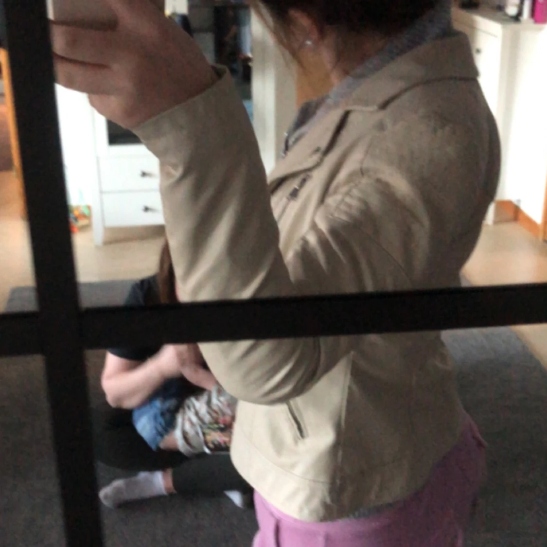 ONLY BEIGE SKINNJACKA - 91