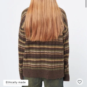 Minga London ”HAZEL STRIPED CHUNKY KNIT JUMPER” - Minga London stickad tröja, använd endast 1 gång