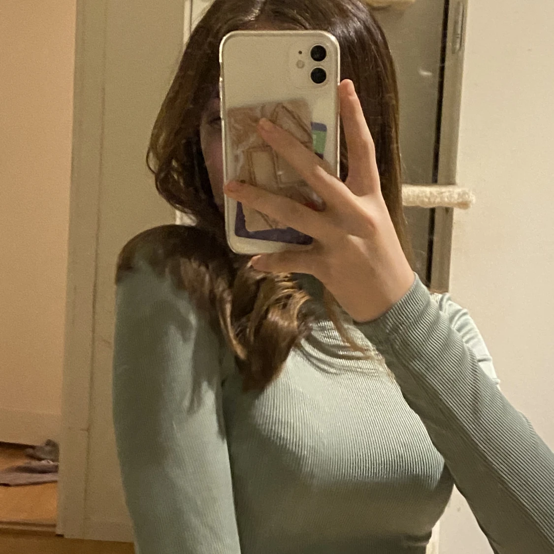 Grön långärmad tröja