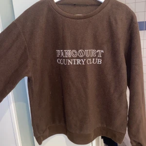 Brun hoodie - Tunnare sweatshirt 