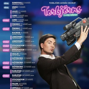 torbjörn show - jag kan tyvärr inte gå längre så säljer min biljett till torbjörn averås skorups föreställning i linköping imorgon 17/3 kl 18.30 💖 priset kan diskuteras! och tryck inte på köp nu :)