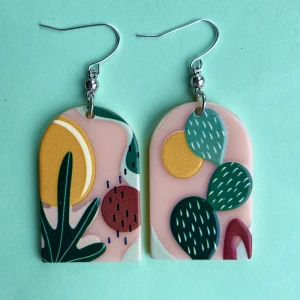 Kaktus örhängen 💚 - Nickelfria krokar och fri frakt 💚