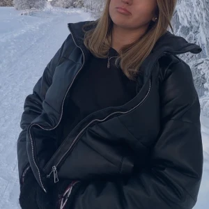 skinnjacka dun - skinnjacka i fint skick 