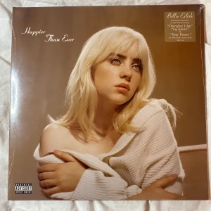 Billie Eilish Vinyl - Happier Than Ever vinyl som är helt oöppnad (fortfarande inplastad). Köparen står för frakten.