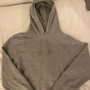 Basic grå Hoodie  - Säljer en klassisk basic grå huvtröja, som passar till allt