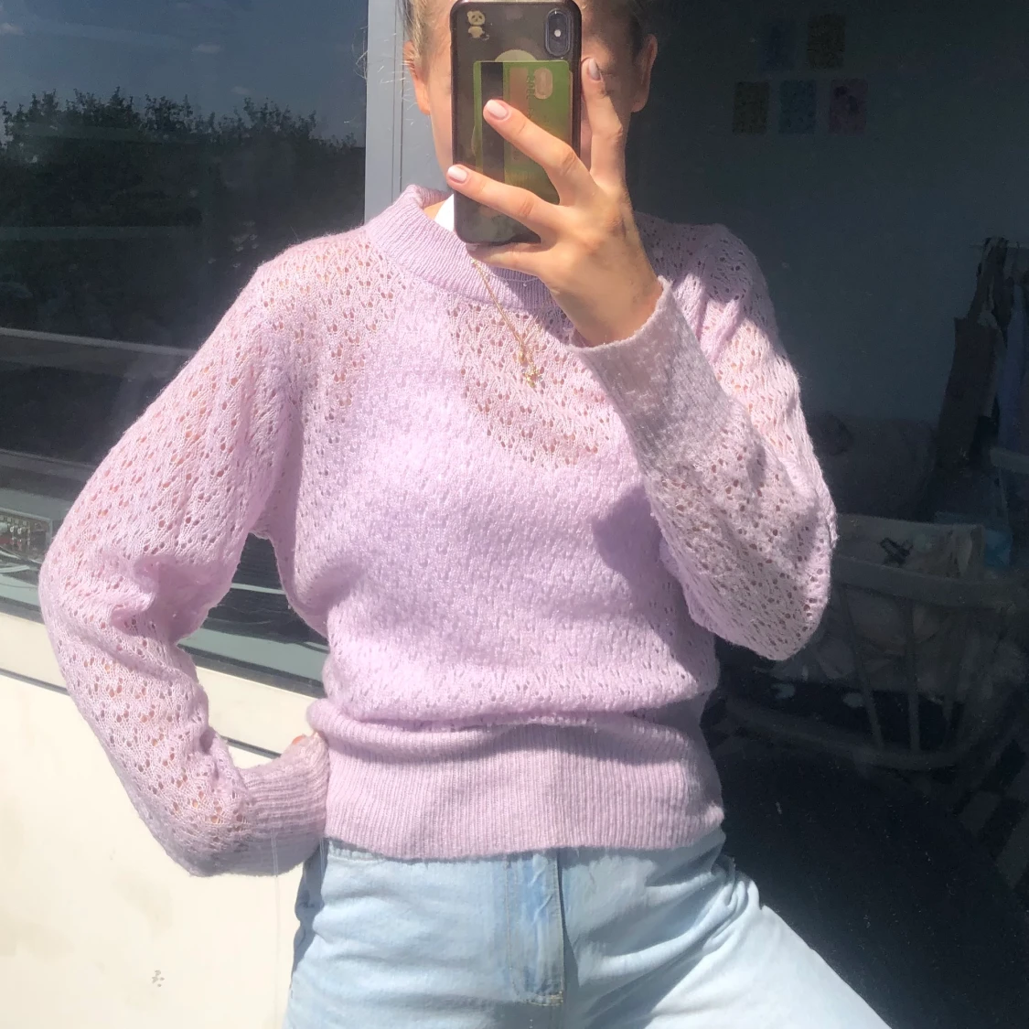 Stickad tröja