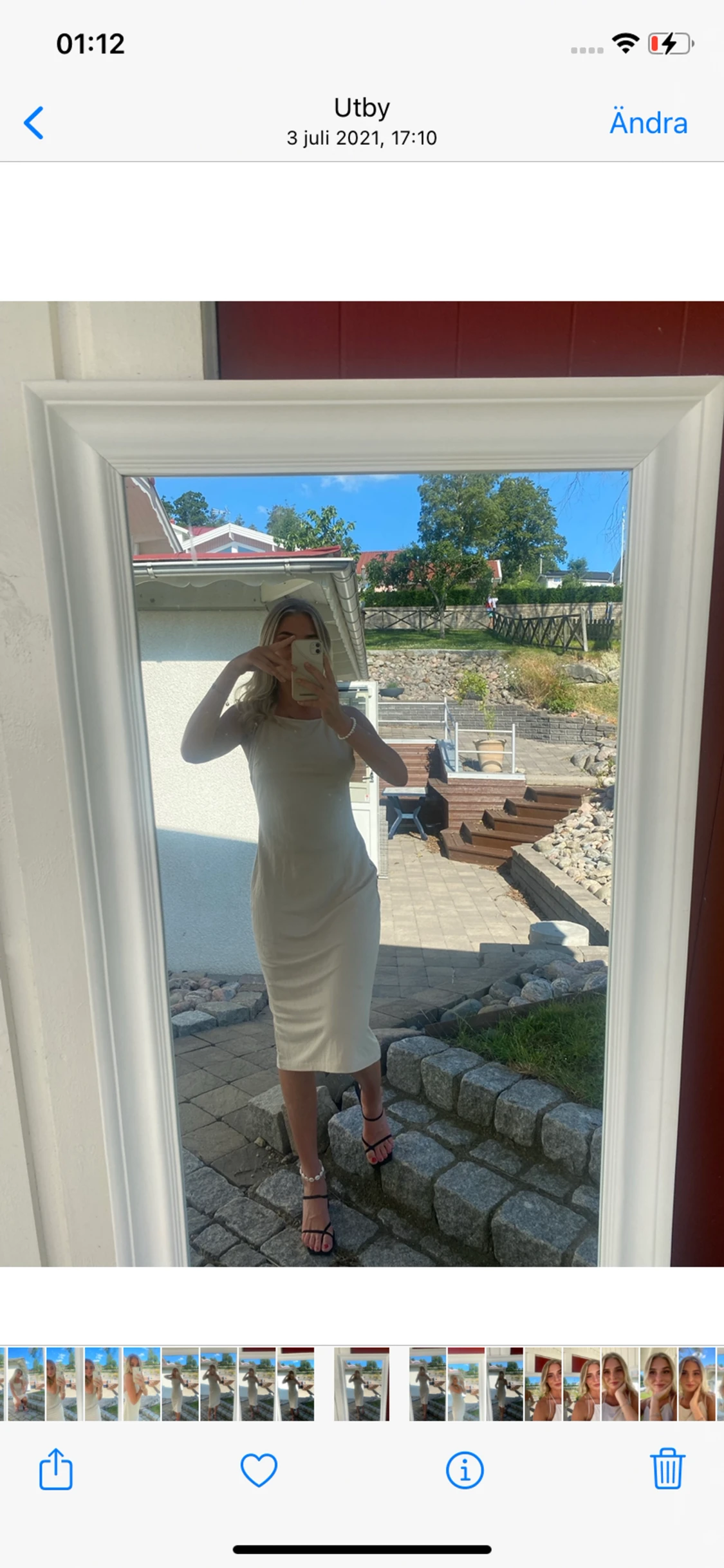 Begie klänning - 90