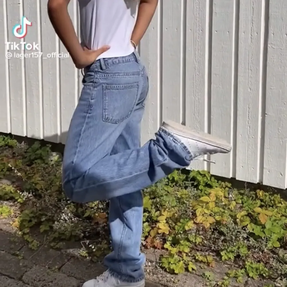 Super populära Jeans från lager 157!💗Sparsamt använda!! Kom privat för fler bilder🫶. Jeans & Byxor.