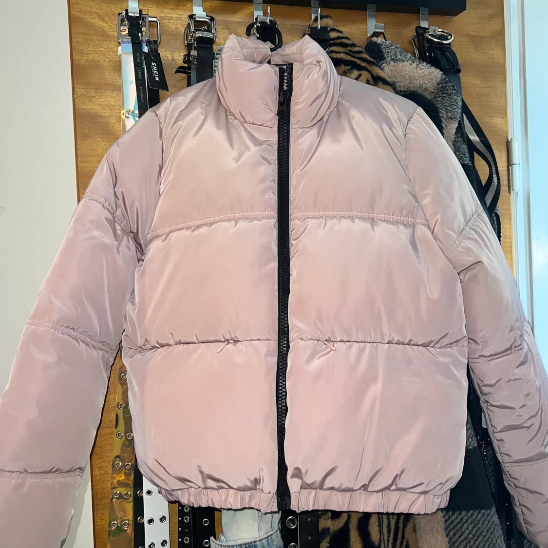 Rosa pufferjacket - 90