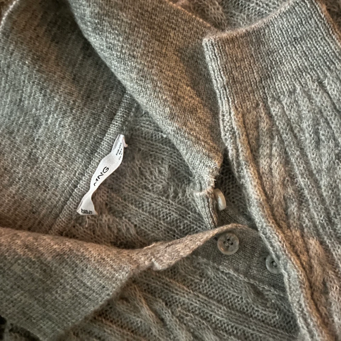 Långärmad tröja med krage  - 91