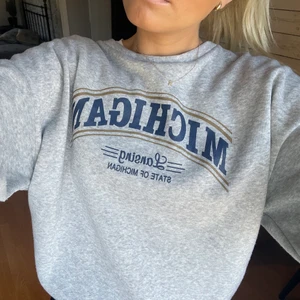 Sweatshirt - Sweatshirt från Shein. Använd ett fåtal gånger så är i hyfsat bra skick🤩 Är 174 cm lång och har i vanliga fall storlek S eller M. Tröjan är i storlek L och sitter lite oversize på mig, men ganska liten i storleken🤗