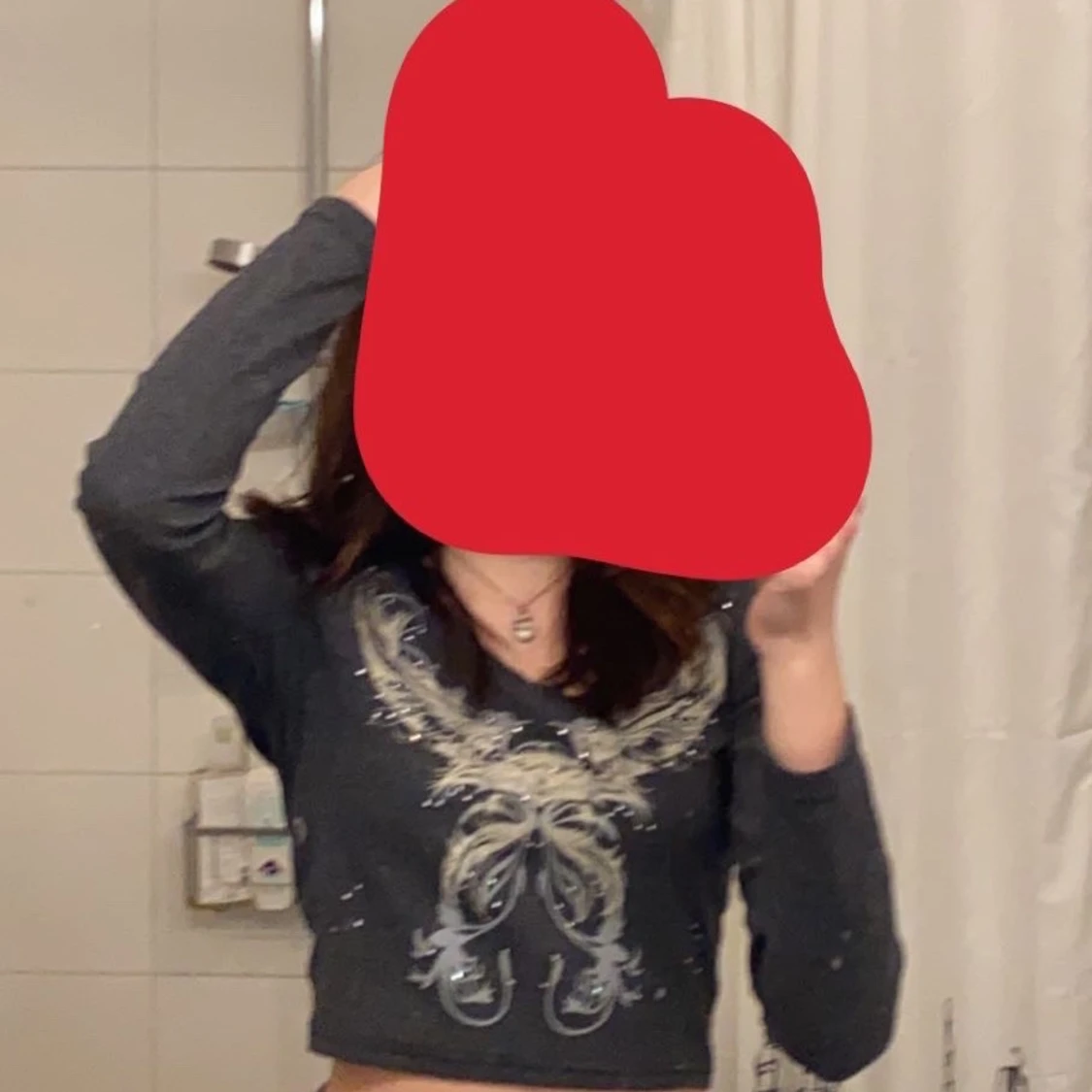 Jättesöt tröja från emmiol med rhinestones - 91