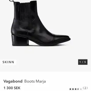 Helt nya superfina skor i läder från vagabond i modellen  Marja Chelsea. Nypris 1300 pris kan diskuteras 