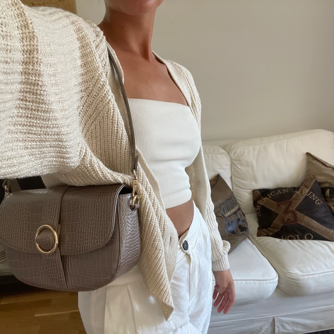 Beige handväska NAKD