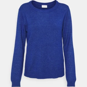 Stickad tröja - Superfin blå stickad tröja från Vila. Storlek S💓100kr +frakt 