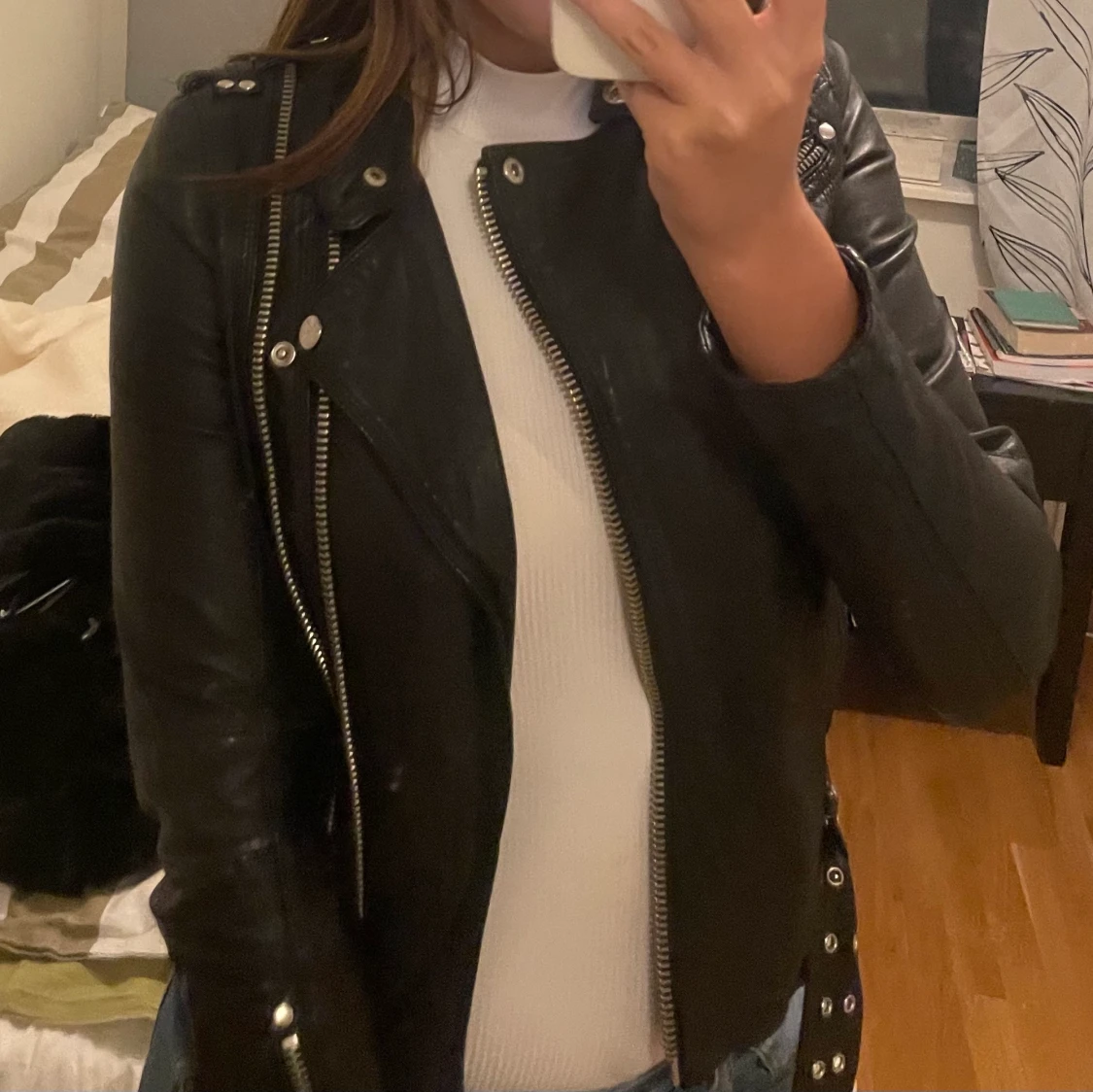 Kenza äkta läderjacka 