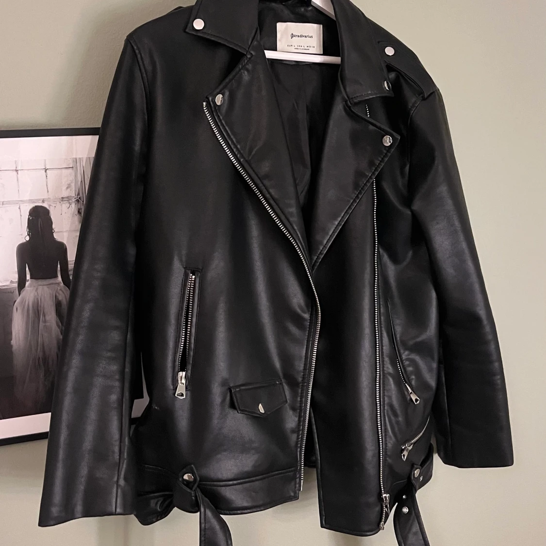 stradivarius skinnjacka