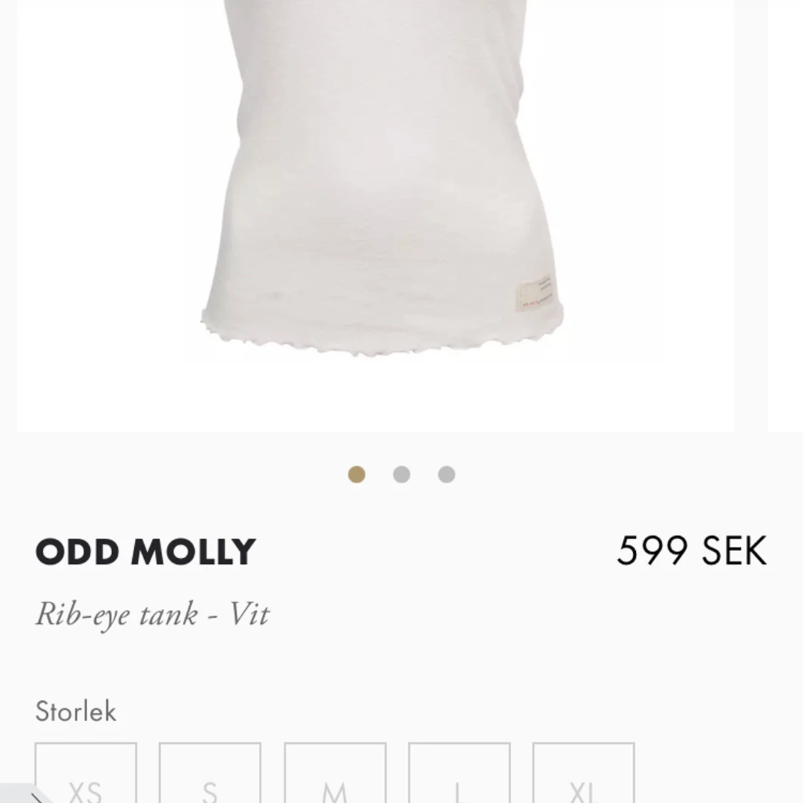 Vintage topp/linne - 91