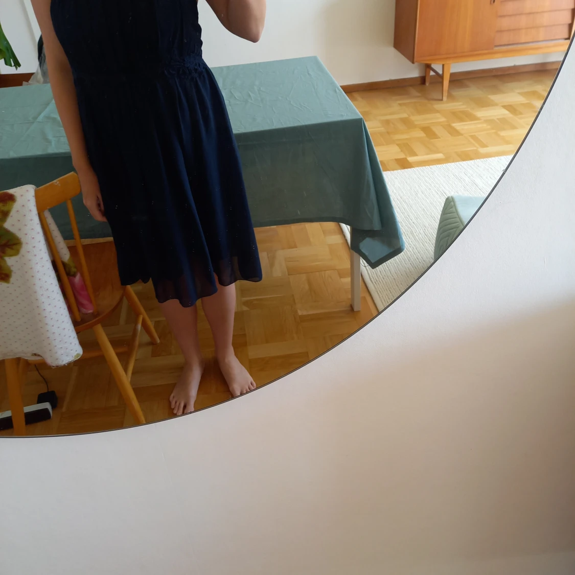 Axelbandslös klänning - 90