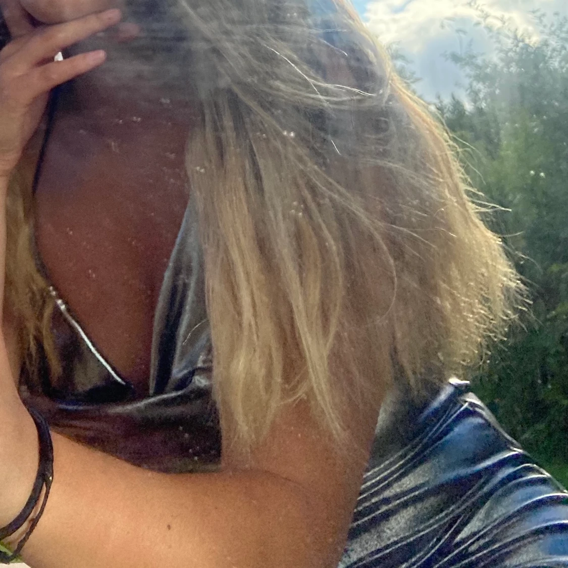 metallic klänning  - 90