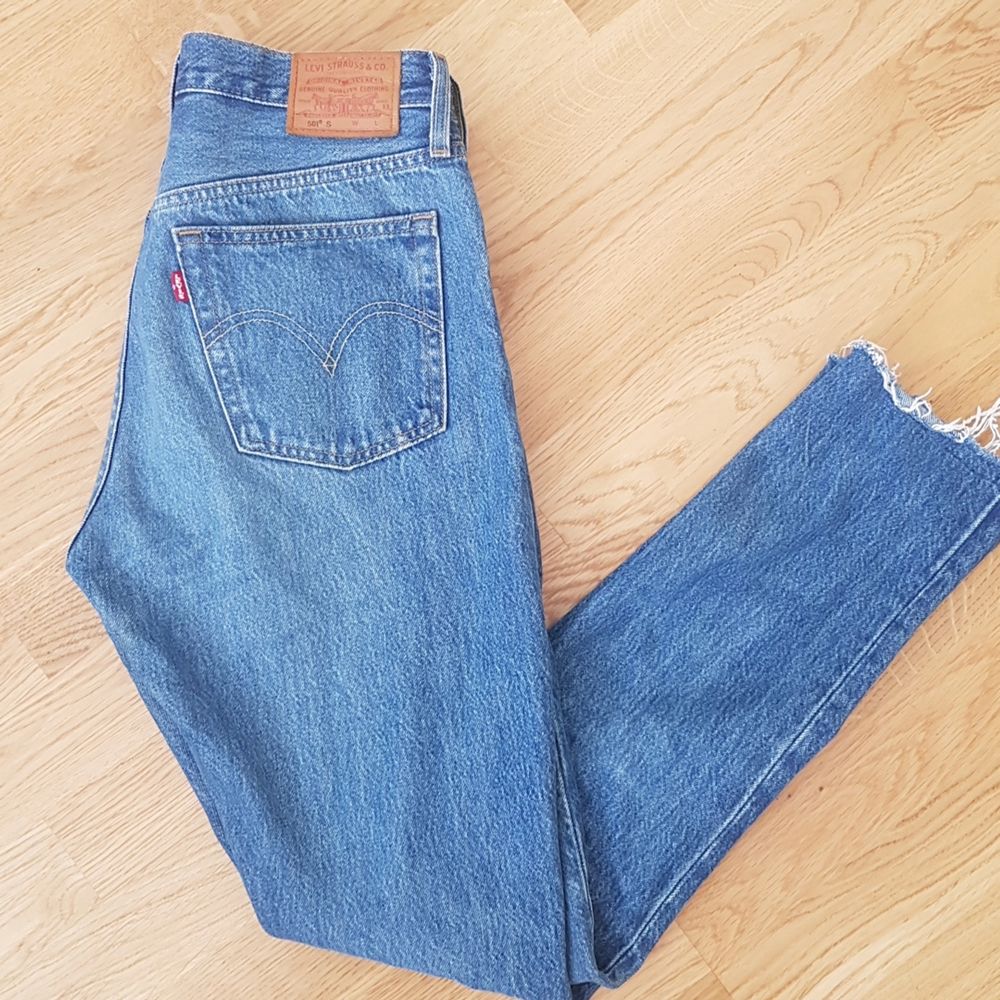 Blå Levis 501 skinny - Jeans & Byxor | Plick Second Hand