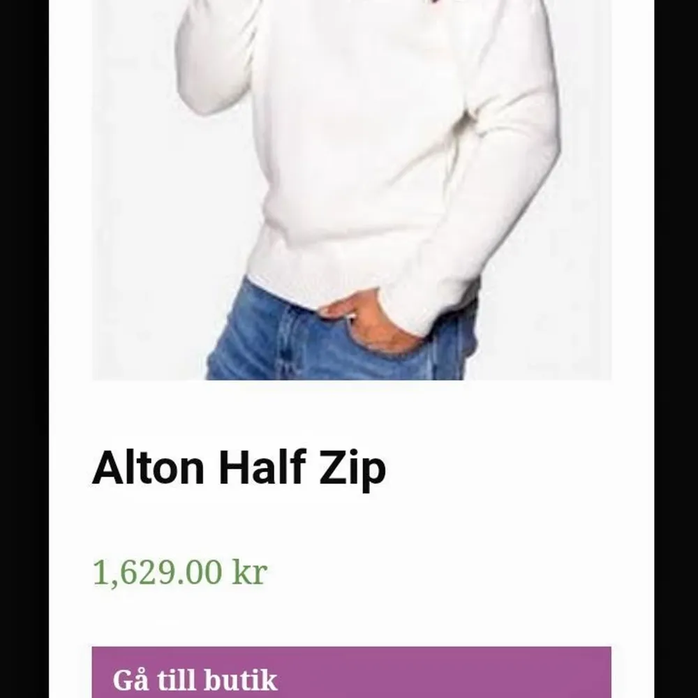 Super fin märkes tröja vit fin nu till sommaren HENRII LLOYD bra kvalitet oxå. M L töjbara . Stickat.