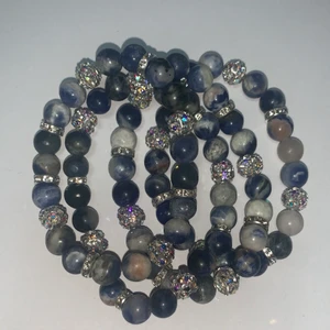 armband - blå marmor armband  Fraktar, möts även upp. Köparen står för frakt.