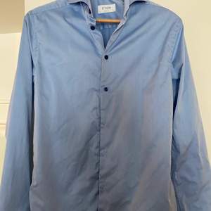 Ljusblå eton skjorta, storlek 39 super slim