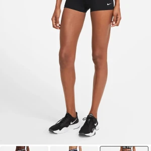 Nike shorts  - Säljer dessa Nike shorts i storlek barn m. Vilket jag skulle säga är samma som en xs i storleken.