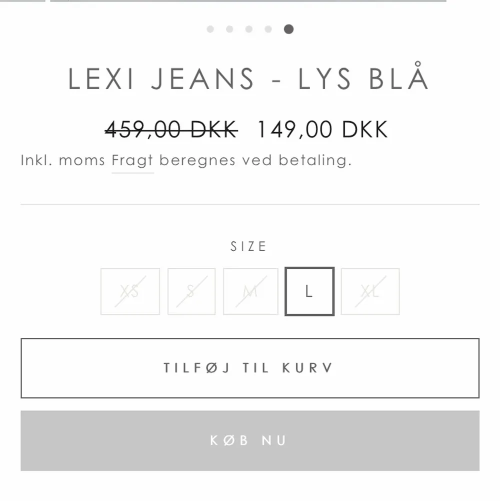 Ljusblåa jeans med slits från Venderby’s som inte kommer till använding. Köpta för ca 660 svenska kronor. Skriv privat. (Vet inte vad frakten kostar exakt så ba tog något alternativ) . Jeans & Byxor.