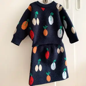 Size: 18-24 months  Material: Mixed wool, elastic waist on skirt  Condition: 90% looking new 