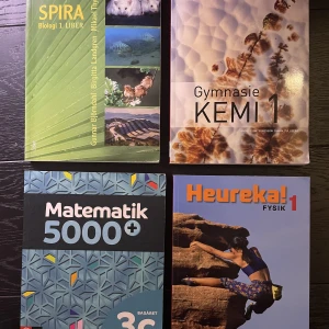 Kurslitteratur Basår - Säljer kurslitteratur från natur tekniskt basår: - Spira Biologi 1 - Gymnasie Kemi 1 - Huereka! Fysik 1 - Matematik 3000+ 3C basåret  320kr/st eller så kan paketpris diskuteras. Inget skrivet i böckerna och bra skick förutom lite slagna kanter. 