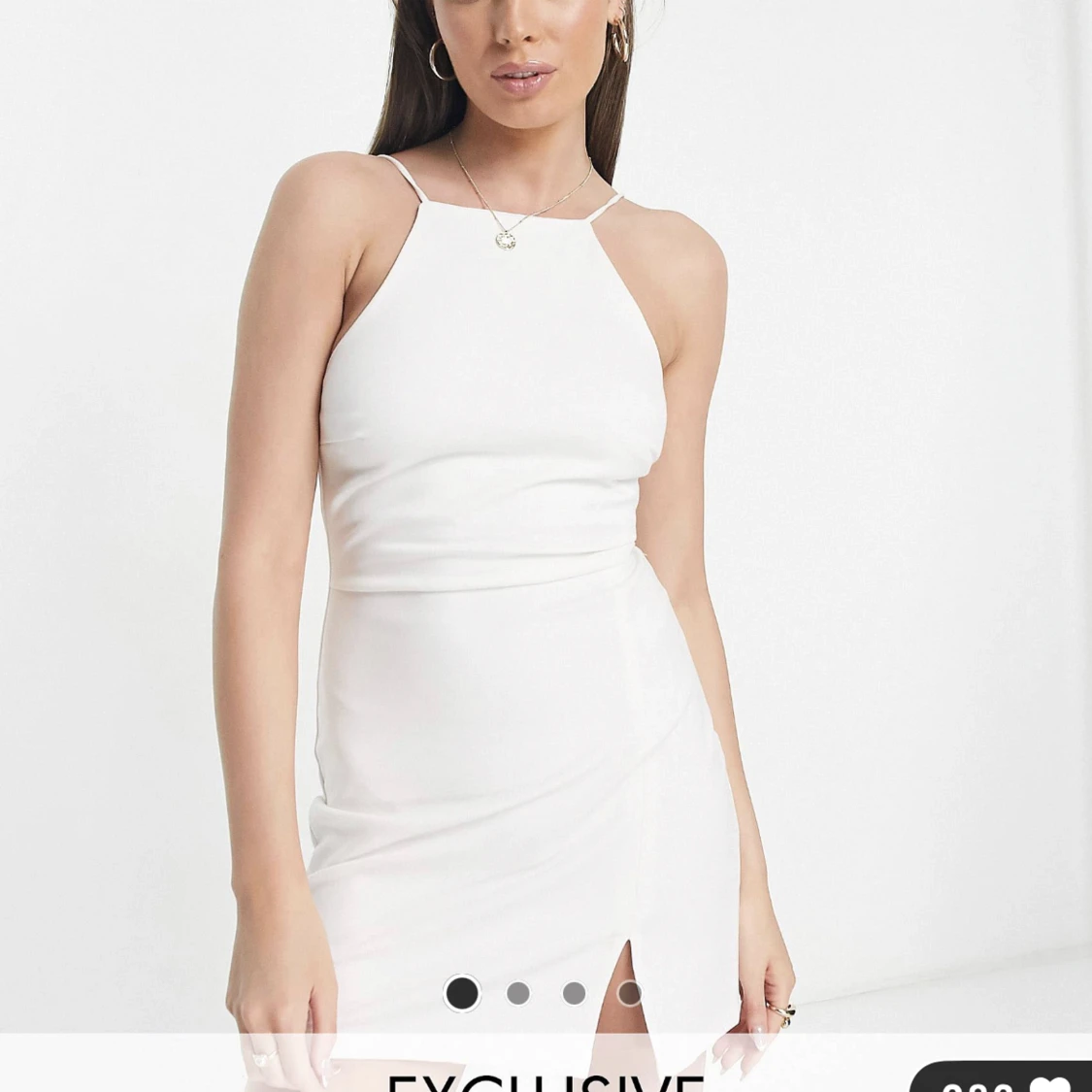 Vit klänning från asos