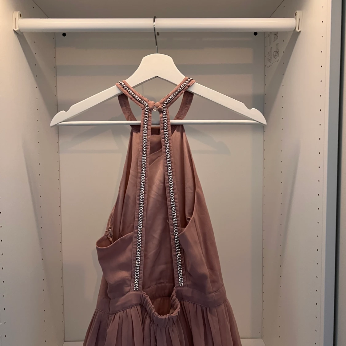 Puderrosa långklänning - 90