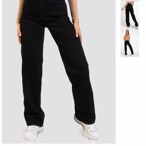 madlady jeans - säljer svarta high waist jeans i storlek 32 från madlady 